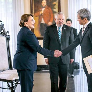 Nueve embajadores presentan cartas credenciales a la presidenta Xiomara Castro