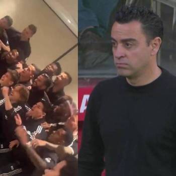 Real Madrid festejó un nuevo título de la Liga Española tras la caída del Barcelona. Hubo mesurado festejo y vean el motivo de la frustración de Xavi