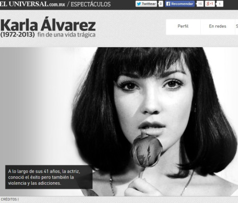 Sigue el enigma sobre muerte de actriz Karla Álvarez