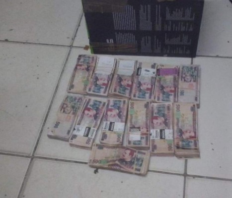 Decomisan 650 mil lempiras en La Ceiba