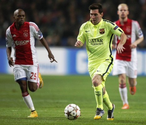 Messi empata récord de goles en la Champions