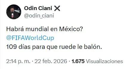 ¿Se jugarán partidos del Mundial 2026 en México tras caos por muerte de El Mencho?