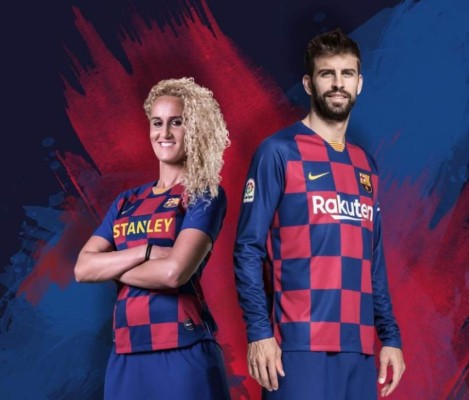 Barcelona presentó una nueva camiseta que rompe con el diseño tradicional