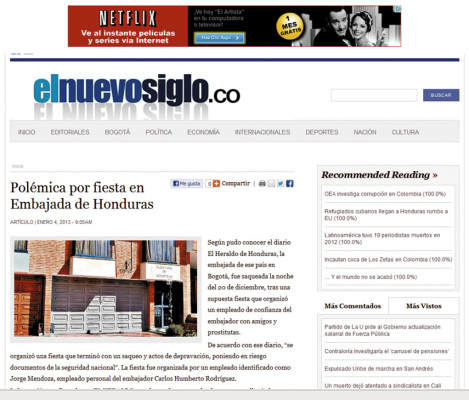 Revuelo mundial provoca exclusiva de EL HERALDO