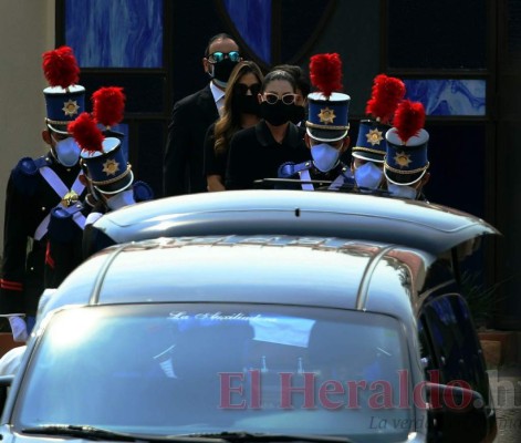 Las 12 imágenes del último adiós al expresidente Rafael Leonardo Callejas