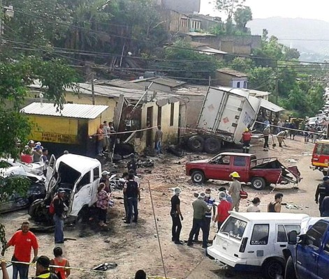 Honduras: 11 insólitos accidentes de tránsito
