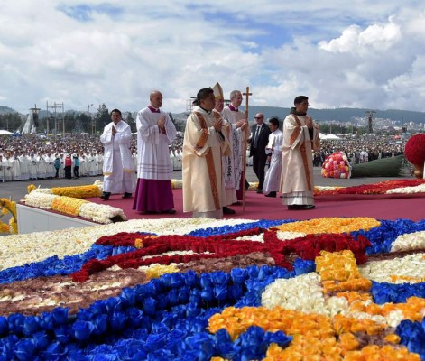 La visita del Papa a Ecuador en fotos