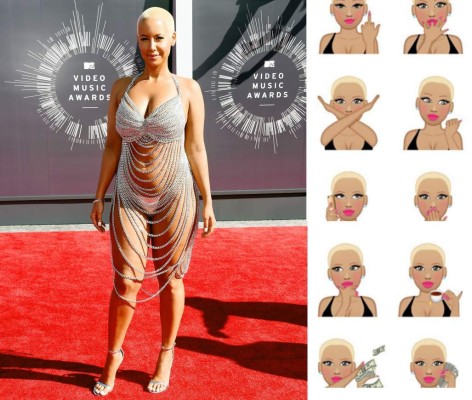 Emoticones inspirados en las celebridades del espectáculo