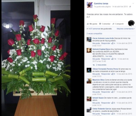 Carolina Lanza anuncia su compromiso como noticia de ''último momento''&nbsp;&nbsp;