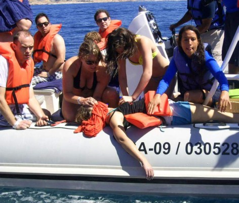 Mortal choque con ballena