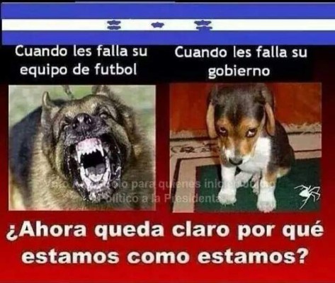 Pese a derrota, hondureños no pierden sentido del humor