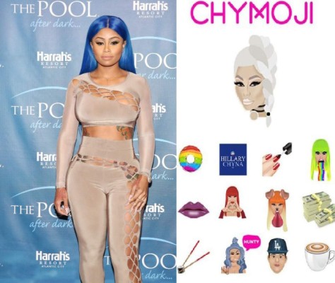 Emoticones inspirados en las celebridades del espectáculo