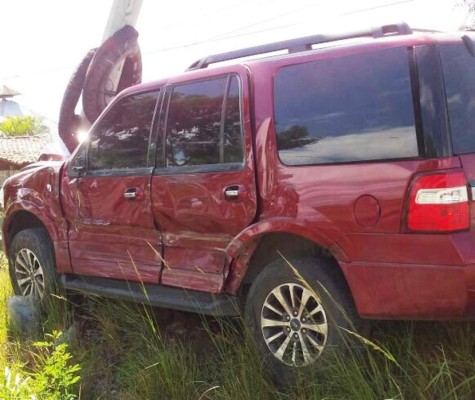 Candidata presidencial Marlene Alvarenga sufre accidente en carretera a Olancho