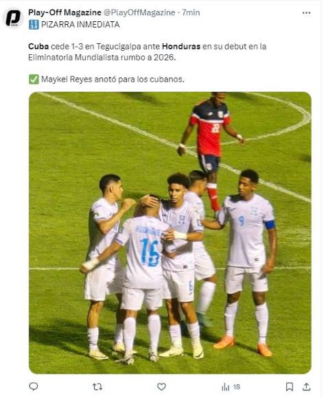 Así reaccionan medios nacionales e internacionales tras triunfo de Honduras ante Cuba