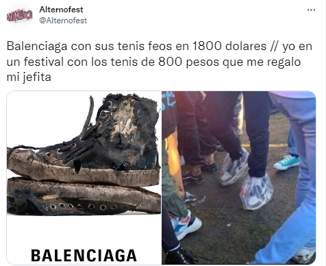 Los divertidos memes que dejó la nueva colección de tenis de Balenciaga