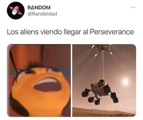 Los divertidos memes que dejó la llegada de Perseverance a Marte (FOTOS)