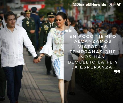 Las frases de JOH durante el grito de independencia