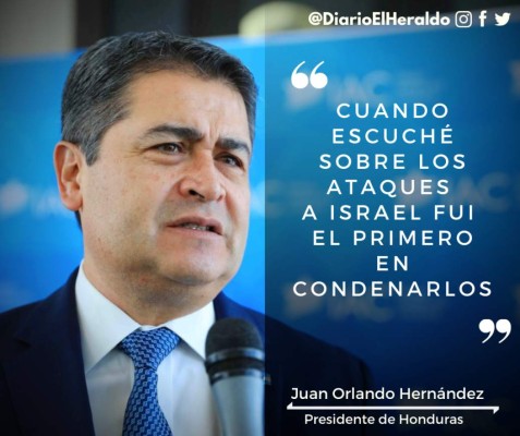 Las frases de JOH en la sexta cumbre del Consejo Israelí Americano