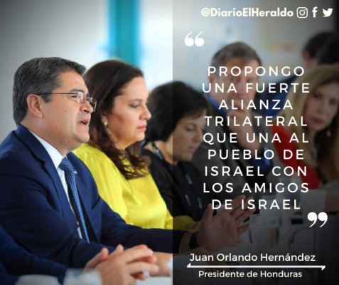 Las frases de JOH en la sexta cumbre del Consejo Israelí Americano