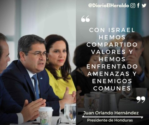 Las frases de JOH en la sexta cumbre del Consejo Israelí Americano