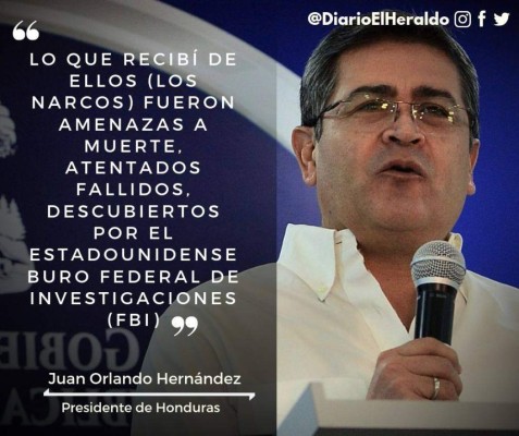 FOTOS: Las 10 frases más sonadas de JOH tras señalamientos de soborno del narcotráfico