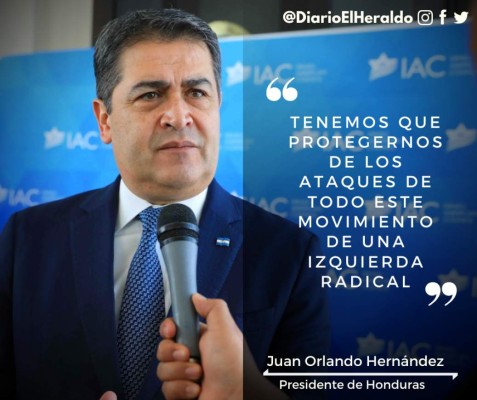 Las frases de JOH en la sexta cumbre del Consejo Israelí Americano