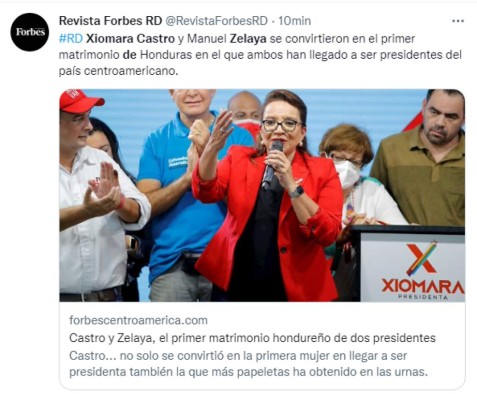 Destacando algunos de sus hitos: así informó el mundo la asunción de Xiomara Castro