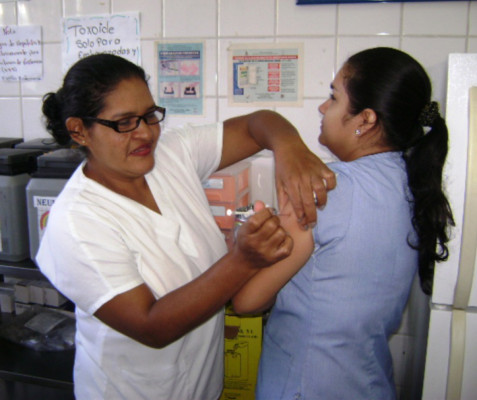Campaña de vacunación contra influenza AH1N1