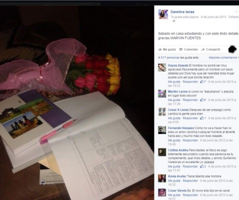 Carolina Lanza anuncia su compromiso como noticia de ''último momento''&nbsp;&nbsp;