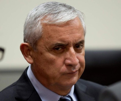 Incautan propiedades a Otto Pérez