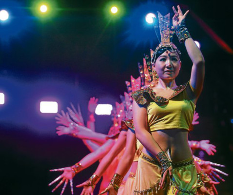 La magia circense china en Honduras