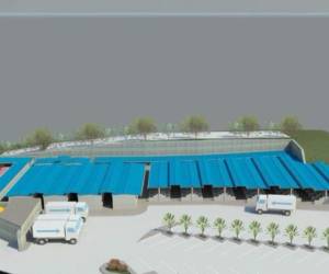 Así lucirá la plaza de Villa Nueva ubicada en la salida al oriente de la capital. Foto: EL HERALDO.