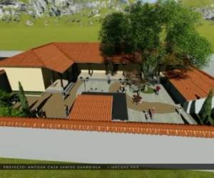 Nuevo diseño de la casa del expresidente José Santos Guardiola.