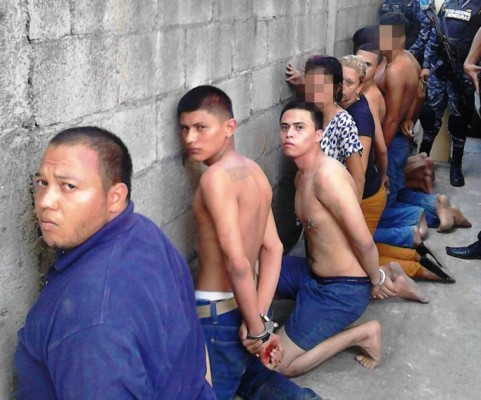 Capturan nueve supuestos miembros de la mara 18&nbsp;involucrados en varias muertes&nbsp;&nbsp;&nbsp;