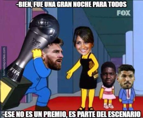 Los mejores memes que dejó la entrega de premios 'The Best' de la FIFA