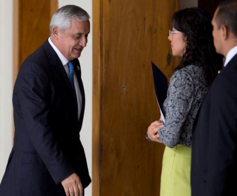 Otto Pérez Molina se presenta ante Tribunal de Justicia