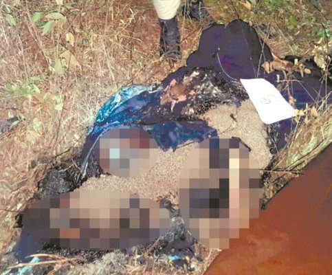 Hallan en Guaimaca los cadáveres de dos hombres en una hondonada
