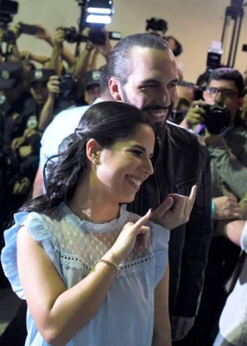 Ella es Gabriela Rodríguez, la esposa del presidente electo de El Salvador Nayib Bukele