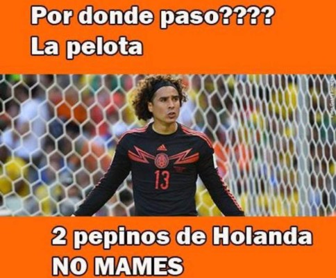 Los memes por la derrota de México ante Holanda