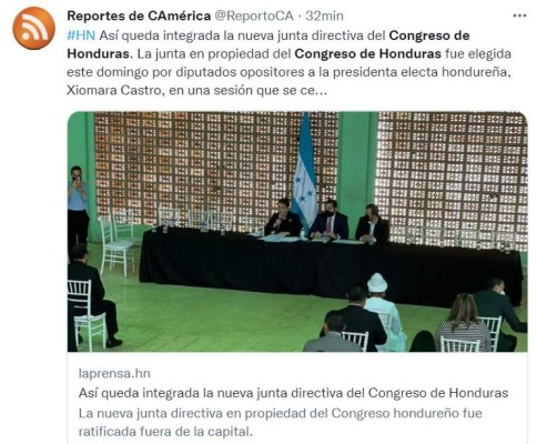 Medios internacionales destacan elección de junta directiva en el Congreso Nacional y otra paralela (FOTOS)