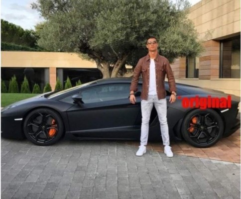 Cristiano Ronaldo presume coche... y las redes sociales se llenan de memes