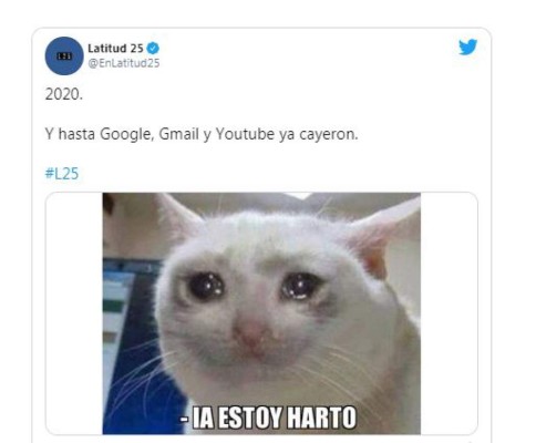 Los inesperados memes que dejó la caída mundial de Google