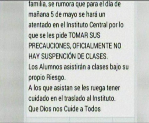 Supuestas amenazas de atentado ponen en alerta al Central Vicente Cáceres