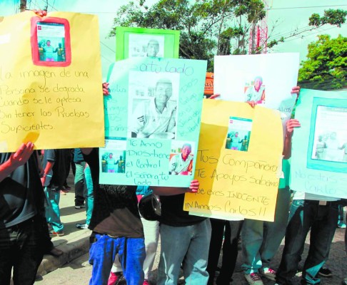 Bajo amenazas protestan en favor de extorsionador