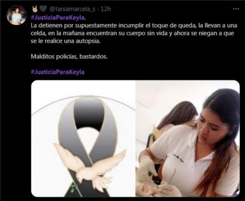 Keyla Martínez: hondureños se unen en un hashtag y claman justicia &nbsp;&nbsp;