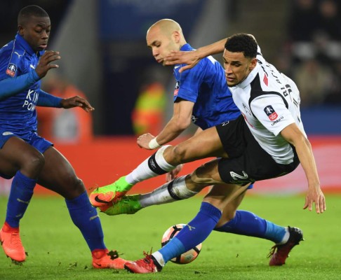 Leicester se clasifica en la prórroga para octavos de Copa inglesa&nbsp;&nbsp;