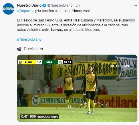 Así reaccionaron medios internacionales tras batalla campal en el Real España-Marathón