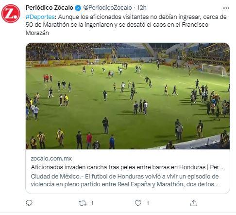 Así reaccionaron medios internacionales tras batalla campal en el Real España-Marathón