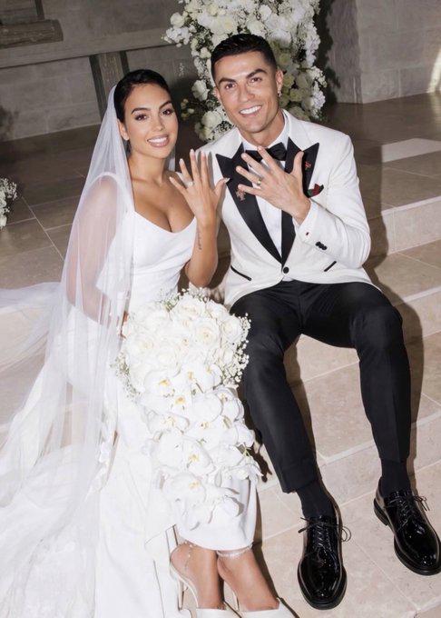 Cristiano Ronaldo y Georgina Rodríguez se casan en una ceremonia muy íntima
