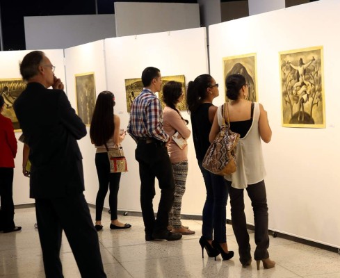 Obras de Luz Letts por primera vez en la capital de Honduras